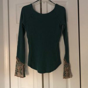 Free people long sleeve shirt